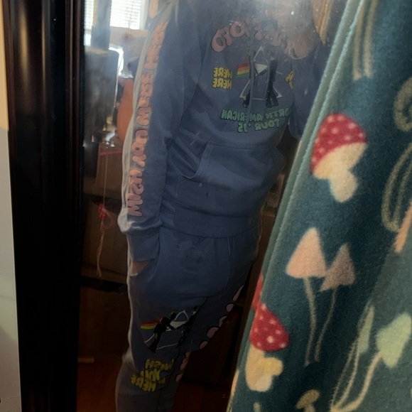 Pink floyd “wish you were here” matching hoodie and jogger sweatpants - Picture 10 of 11